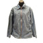 Cathy Daniels Denim Jacket Womens 1X Zip Front Blue Studded Cotton Spring