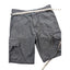 Ocean Pacific OP Mens 34 Cargo Shorts Utility Pockets Checkered Grid Pattern