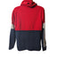 Adidas Hoodie Men Medium/Large RedNavy Colorblock Pullover Sweatshirt Streetwear