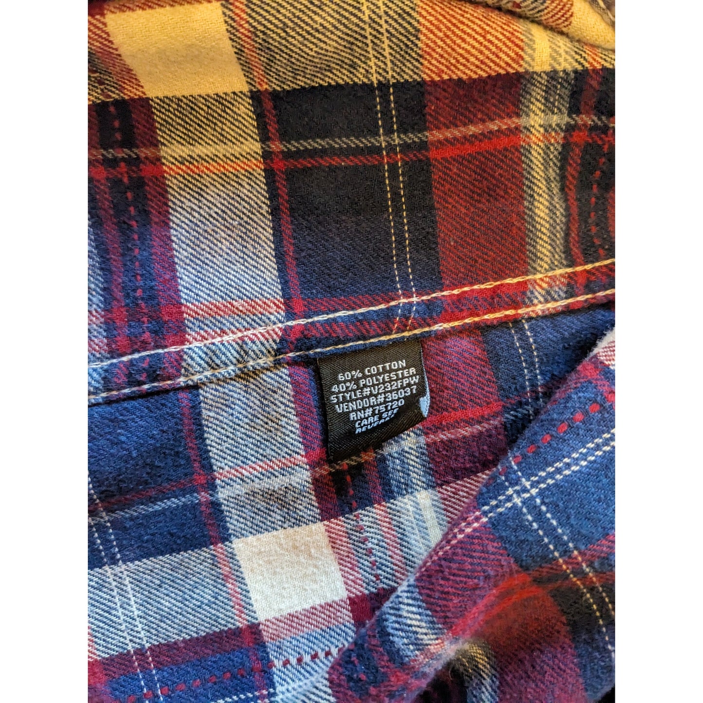BKE Plaid Flannel Western Shirt Mens XXL Pearl Snap Long Sleeve Vintage Fit
