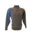 Columbia Sweater Mens Medium XCO Quarter Snap Gray Wool Blend Pullover Mock Neck