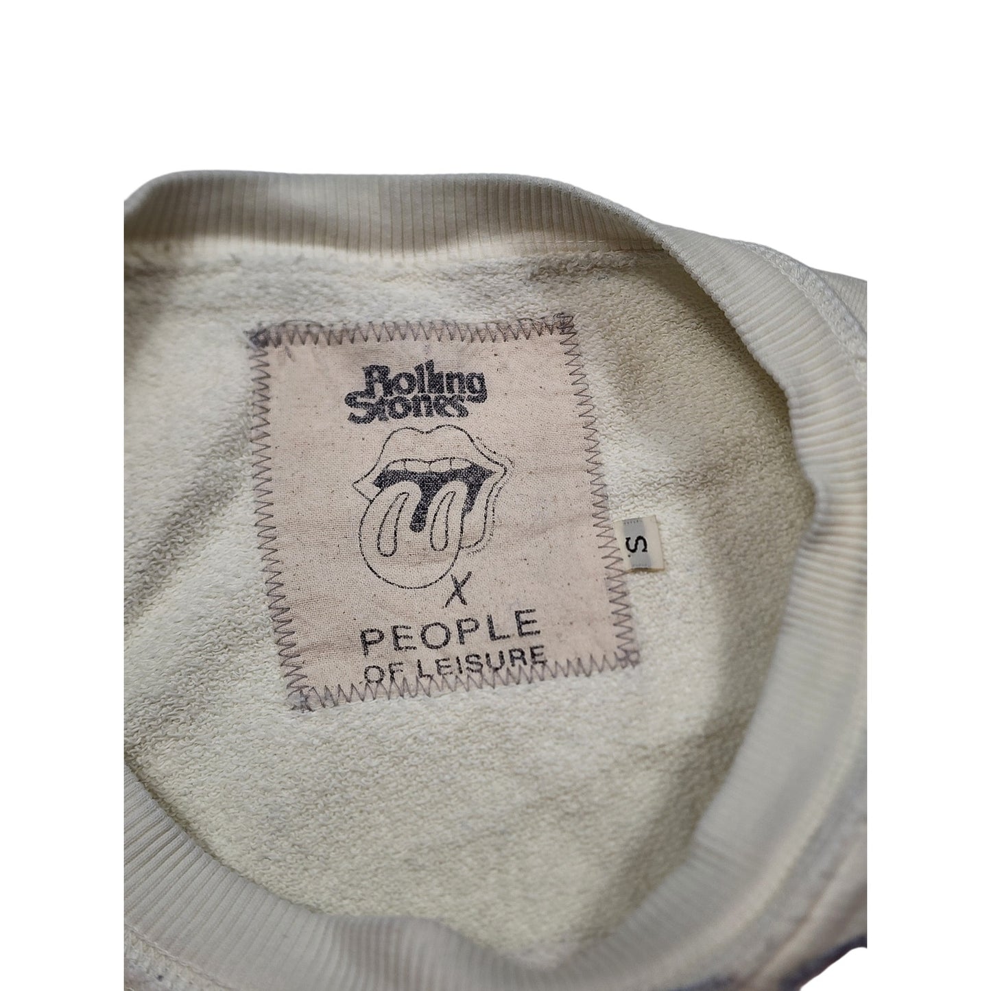 Rolling Stones x People of Leisure Sweatshirt Small 1994 Tongue Voodoo Lounge