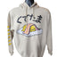 Sanrio Gudetama Hoodie Men Small Women Medium Sweatshirt Anime Kawaii Lazy Egg