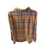 Bobbie Brooks Flannel Shirt Womens Plus 2X Long Sleeve Button Up Light Top Boho