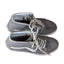 Vans Sk8 Hi Shoes Mens 8 Womens 9.5 Gray Canvas High Top Skate Sneakers Lace Up
