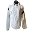 Reebok Classic Track Jacket Womens XL White Navy Full Zip Windbreaker Sporty