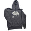 North Face Hoodie Mens Small Womens Medium Bear Graphic Pullover Sweatshirt Y2K