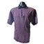 Ben Hogan Polo Golf Shirt Mens Large Purple Micro Houndstooth Short Sleeve