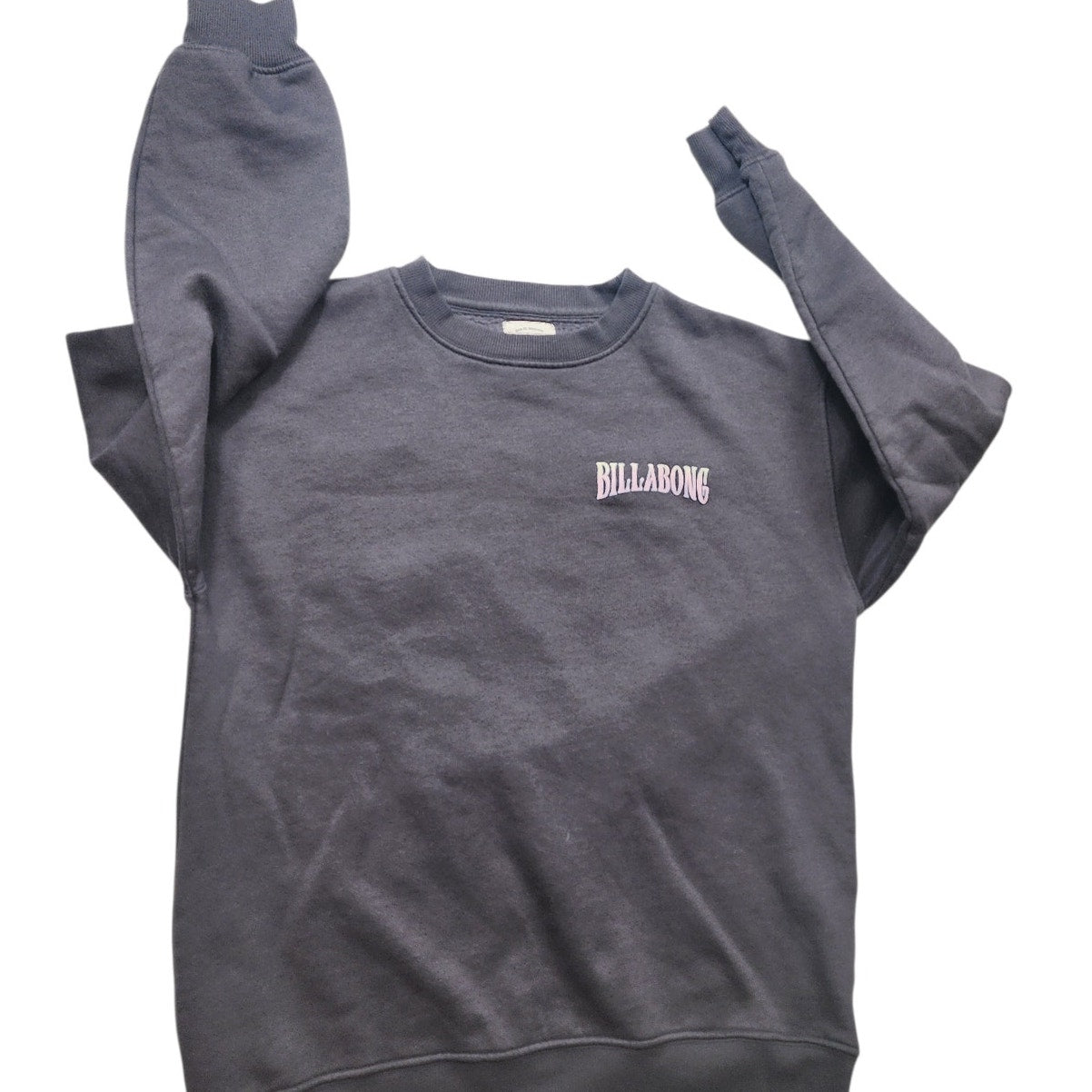 Billabong Sweatshirt Womens Medium Pullover Logo Crewneck Surf Skate Vintage Y2K