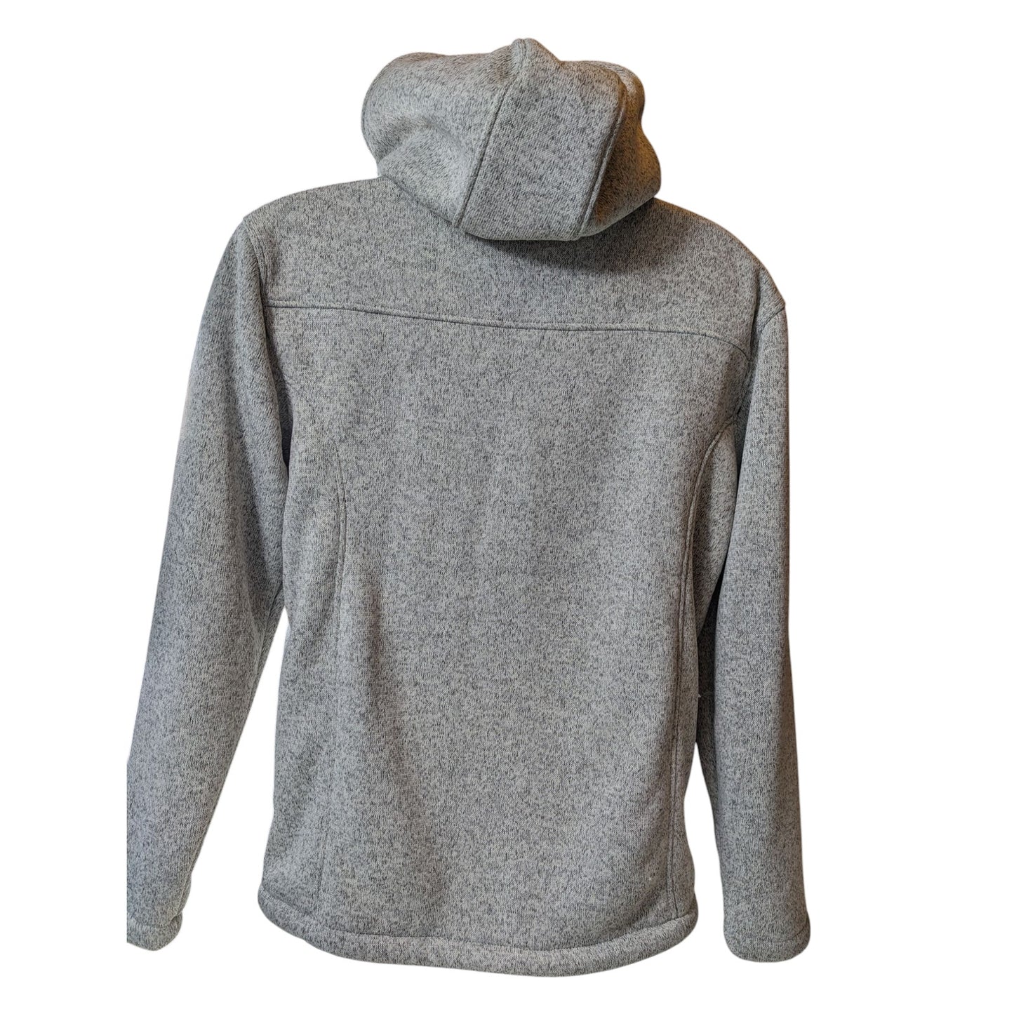 Rugged Elements Sherpa Lined Hoodie Jacket Men Medium Full Zip Outdoor Fleece
