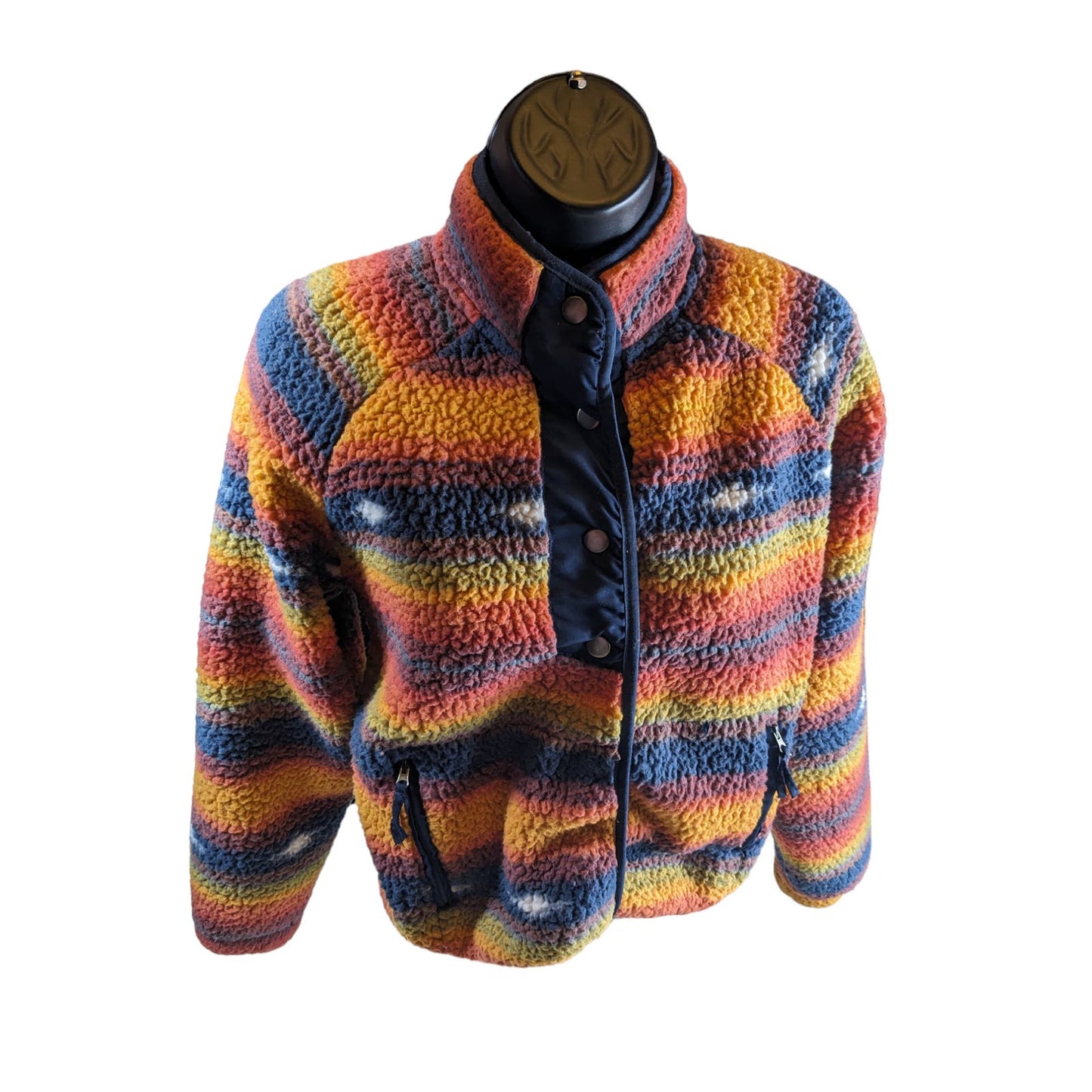 Life Integrity Earth Sweater Womens 14 Sherpa LIV Outdoor Boho Jacket Bohemian