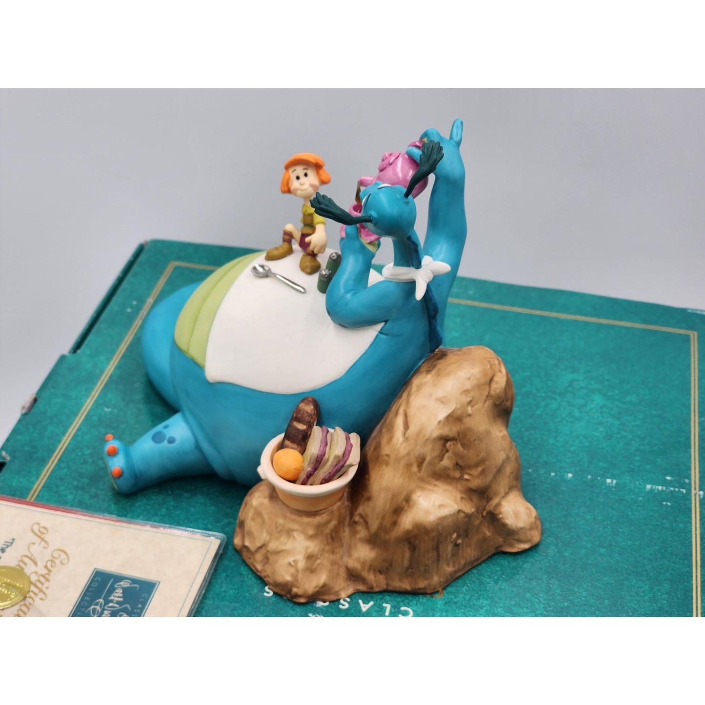 WDCC Reluctant Dragon Boy Tea More The Merrier LE Vintage Disney Retired COA Box