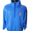 Nike Fleece Athletic Top Mens XL Team Logo Blue Quarter Zip Pullover Workout Gym