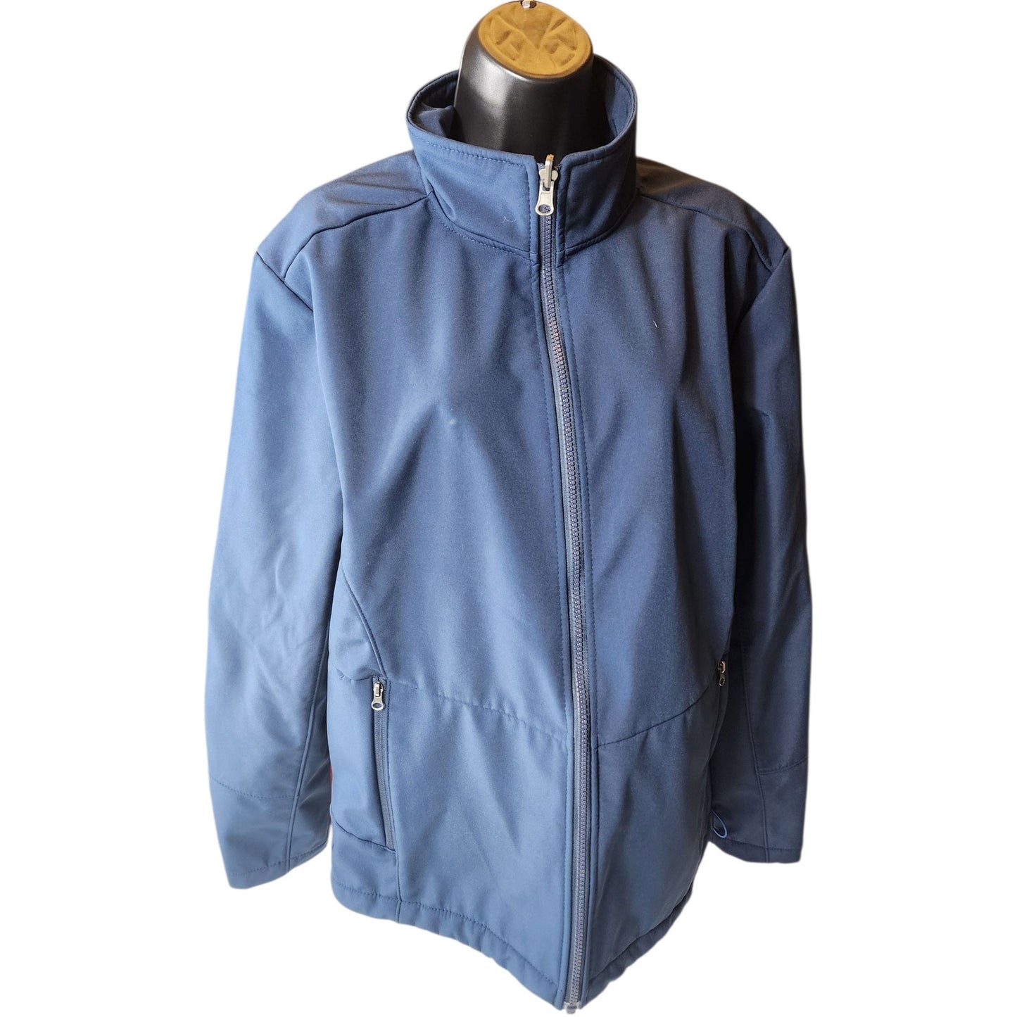 Eddie Bauer Soft Shell Jacket Womens Medium Zip Light Hiking Activewear Gorpcore