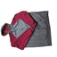 Russell Hoodie Mens 2XL Full Zip Premium Fleece Gray Maroon Hooded Sweatshirt