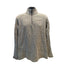 Eddie Bauer Sweatshirt Mens Large Pullover Gray Fleece Quarter Zip Sweater