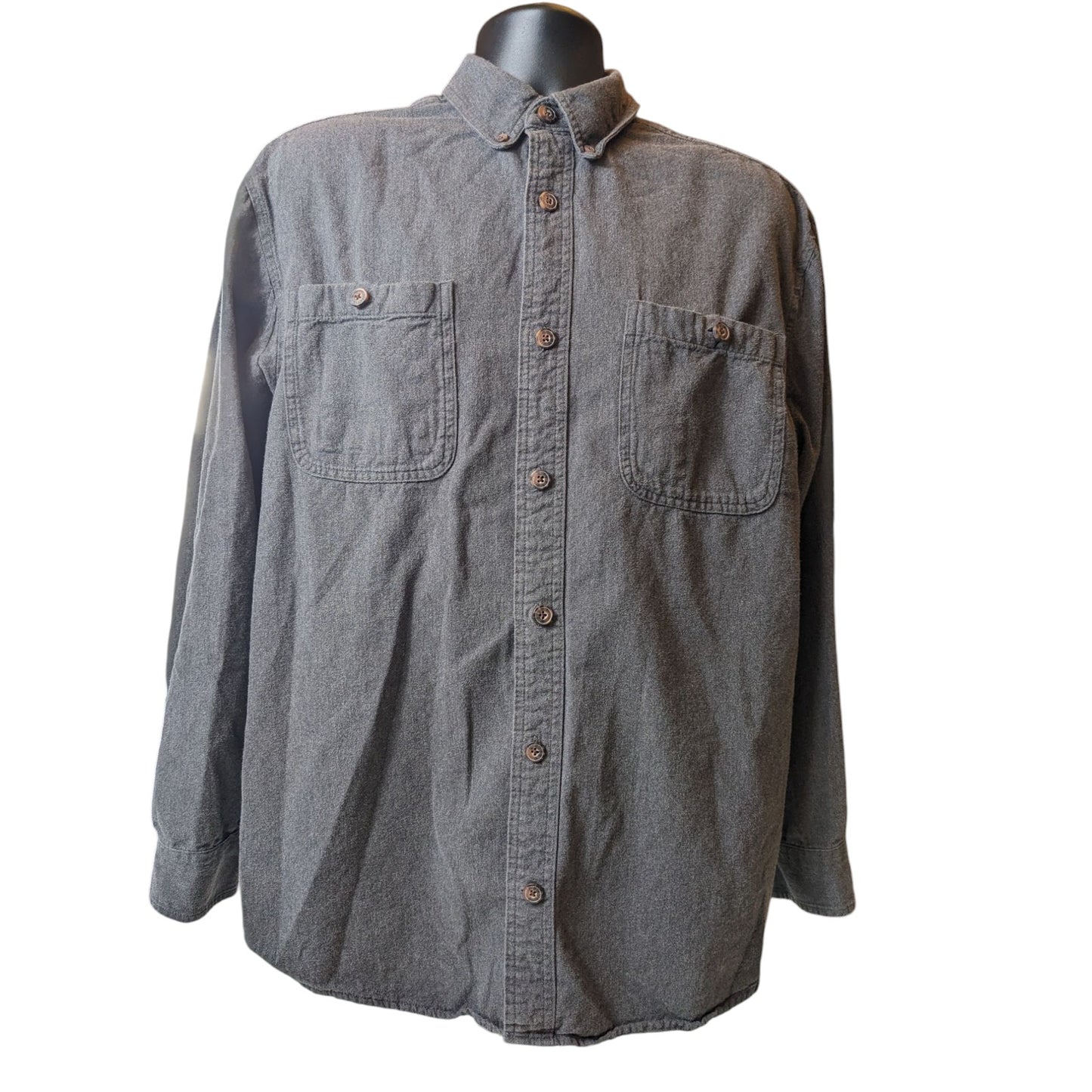 Duluth Trading Flannel Shirt Men Rugged Workwear Lumberjack Free Swingin 89328