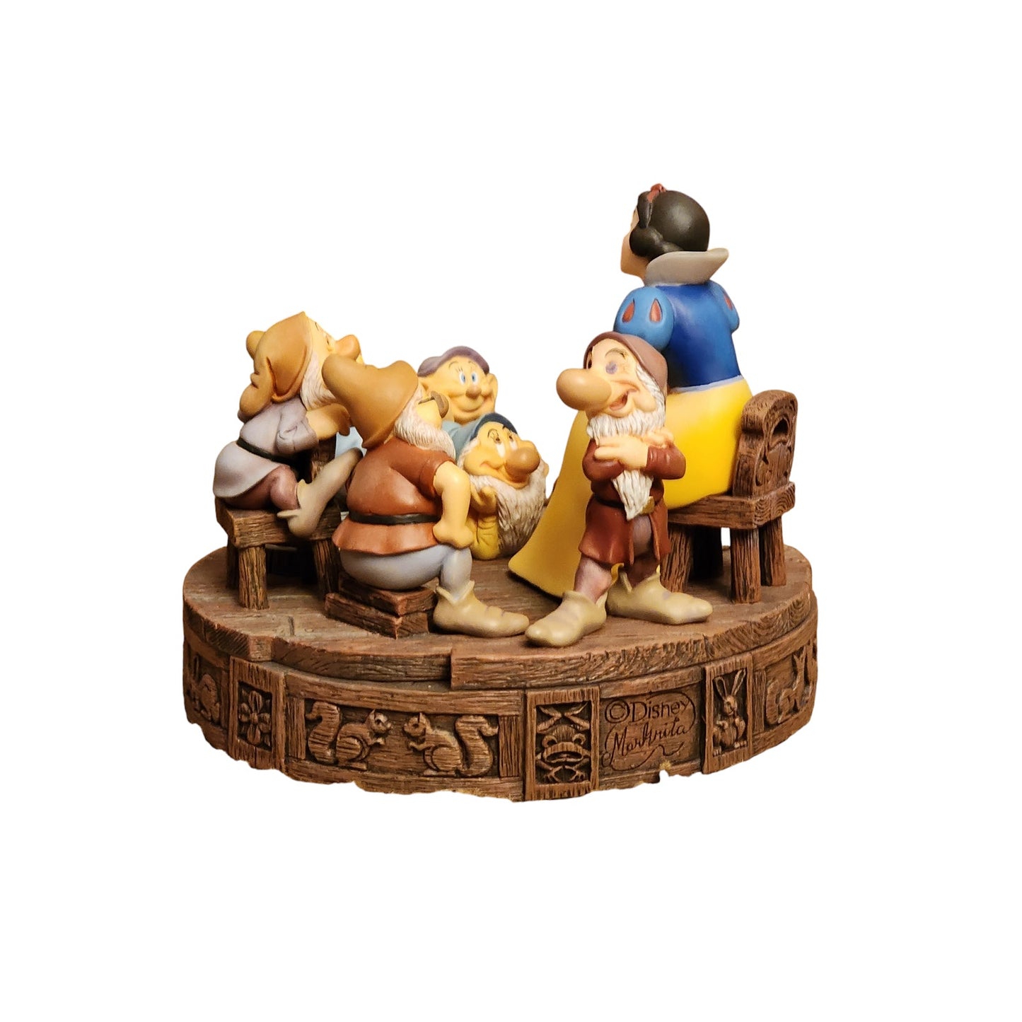 Disney Markrita Snow White Seven Dwarfs Decor Trinket Box Apple Pin Jewelry Box