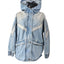 Vintage American Eagle Outfitter Womens Medium Denim Hooded Jean Jacket Quilted