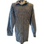 Van Heusen Studio Shirt Mens 3XLT Button Up Long Sleeve Cotton Plaid Blue Gray