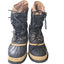 Sorel Kaufman Winter Boots Mens 8 Womens 10 Insulated Rubber Snow Lace Canada