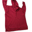 Eddie Bauer Hoodie Sweatshirt Womens XL Red Pullover Henley Style Drawstring