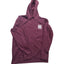 VANS Hoodie Mens Medium Women Large Maroon Pullover Sweatshirt California Skater