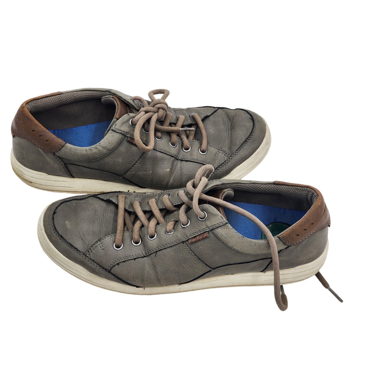 Nunn Bush Shoes Men 9.5 Kore Gel Walking Casual Oxford Comfort Lace Up 84819-013