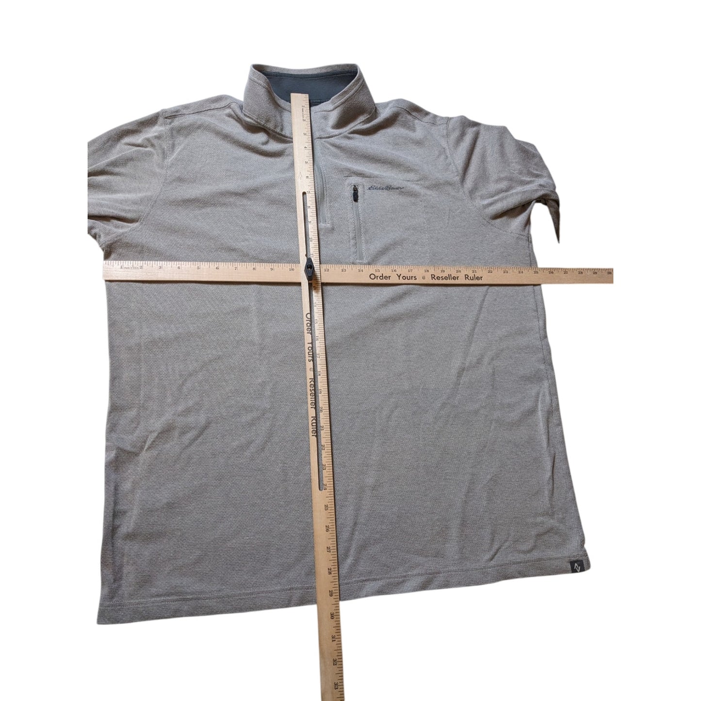 Eddie Bauer Travex Quarter Zip Pullover Mens TXL Tall Light Performance Hiking