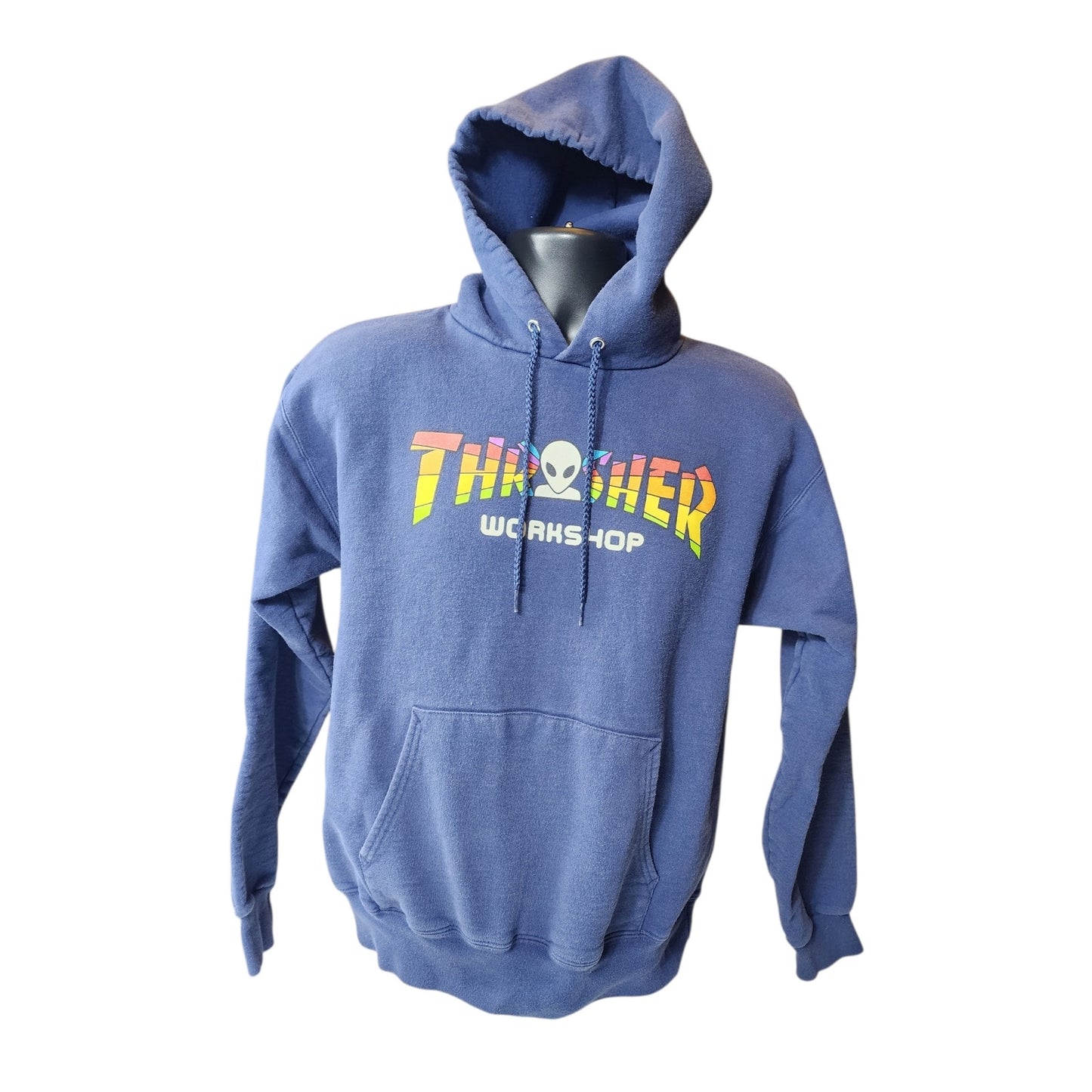 Thrasher Workshop Hoodie Alien Graphic Pullover Small Skate Street Sweatshirt