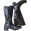 Paul Green Boots Womens 6.5 Leather Knee High Tall Riding Buckle Equestrian