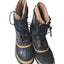 Sorel Kaufman Winter Boots Mens 8 Womens 10 Insulated Rubber Snow Lace Canada