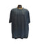 Stacy Adams Shirt Mens 3XLT Textured Blue Striped Short Sleeve Crew Neck