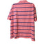 U.S. Polo Assn. Coral Polo Shirt Mens 3XLT Striped Short Sleeve Cotton Classic