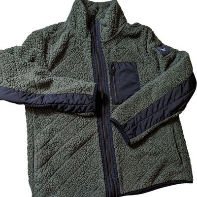 Calvin Klein Performance Fleece Jacket Womens XL Sherpa Zip Outdoor Hiking Layer
