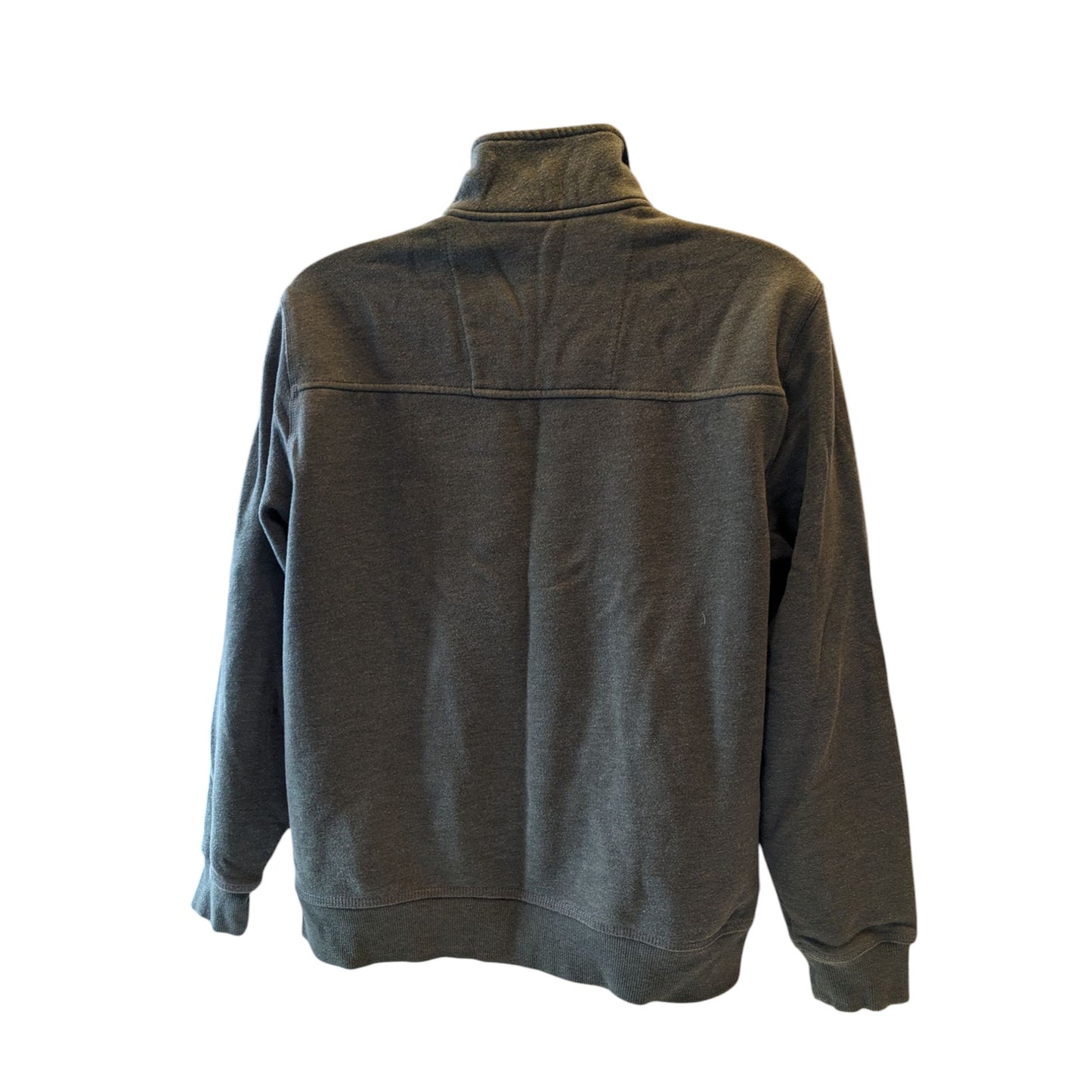 Arrow Sweatshirt Mens Large Green Quarter Zip Pullover Casual Warm Fleece
