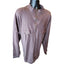Rustic Ridge Mens Size 2XL Brown Cotton Half Zip Pullover Shirt Button Pockets