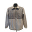 Calvin Klein Fleece Jacket Men Large Zip Up Quilted Gray Sweater Shacket Pockets
