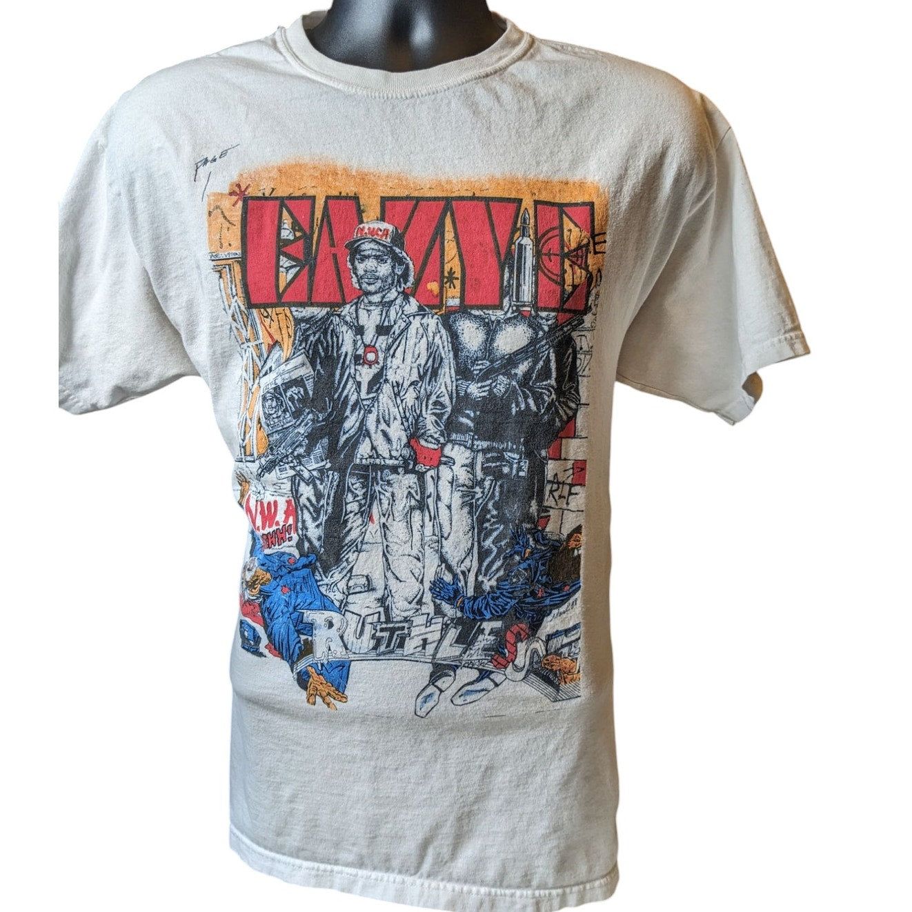Eazy-E T Shirt Mens Medium Rap Tee Ruthless Records NWA Streetwear Hip Hop 90s