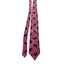Norseman Vintage Silk Mens Tie Burgundy Necktie Neckwear Gentleman Y2k Retro