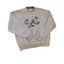Vintage Jerzees Sweatshirt Women Large Embroidered Floral Pullover Retro 90s