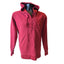 Eddie Bauer Hoodie Sweatshirt Womens XL Red Pullover Henley Style Drawstring