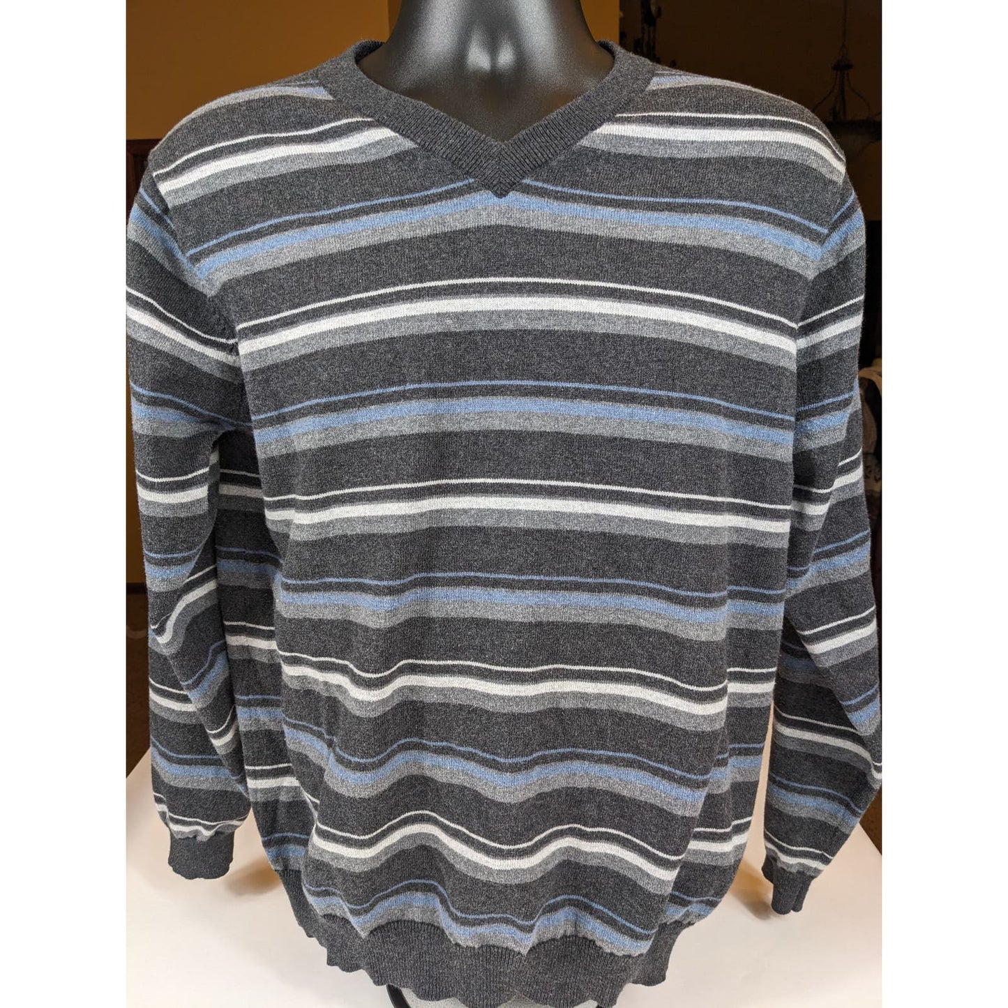 Pronto Uomo Cotton Cashmere Sweater Mens Medium Sweater