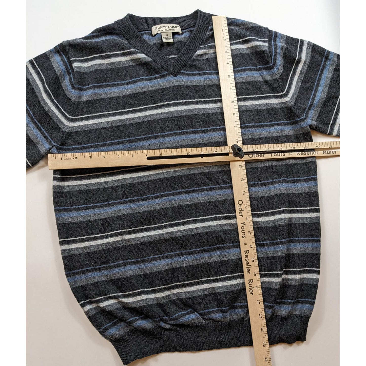 Pronto Uomo Cotton Cashmere Sweater Mens Medium Sweater