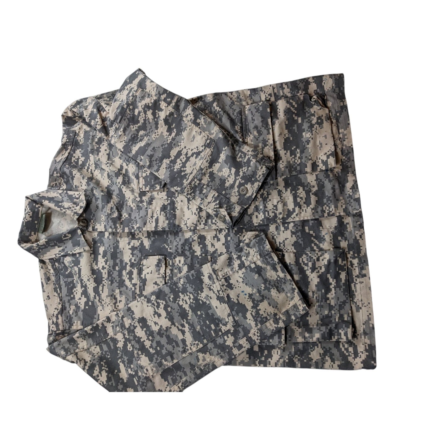 Rothco Combat Shirt Mens Medium Force BDU Camo Jacket Military Tactical Army