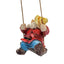 Disney Snow White Seven Dwarfs Swinging Figures Pair Whimsical Happy Bashful