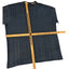 Stacy Adams Shirt Mens 3XLT Textured Blue Striped Short Sleeve Crew Neck