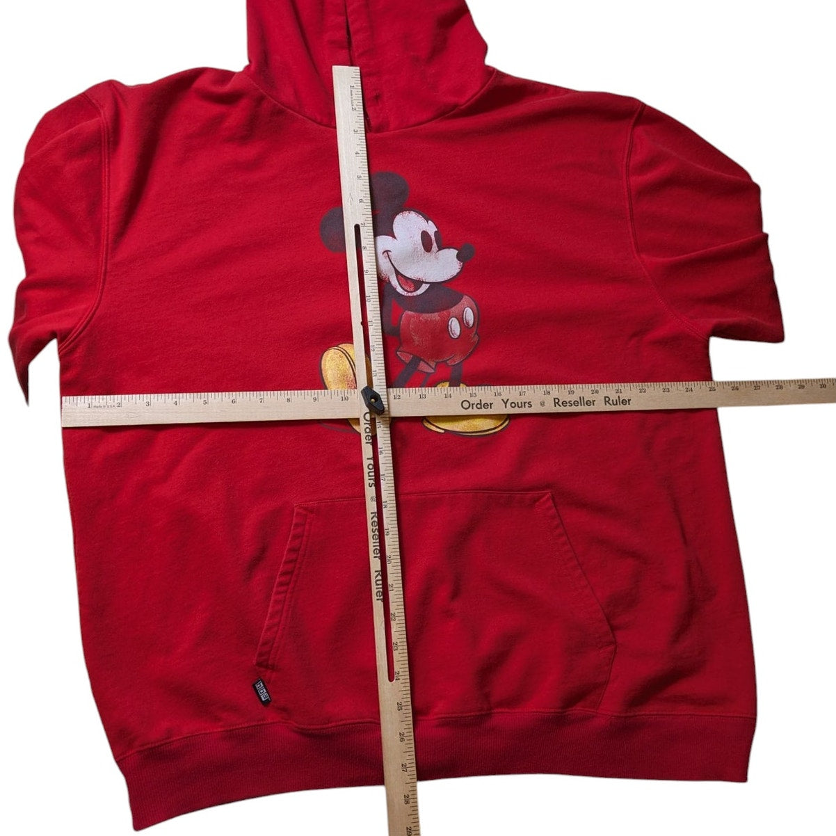 Hoodie Buddie Disney Mickey Mouse Mens XL Womens 2X Pullover Sweatshirt Kangaroo