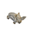 Stone Elephant Figurine Statue Gray Wildlife Shelf Ornament Safari Animal Art 6"