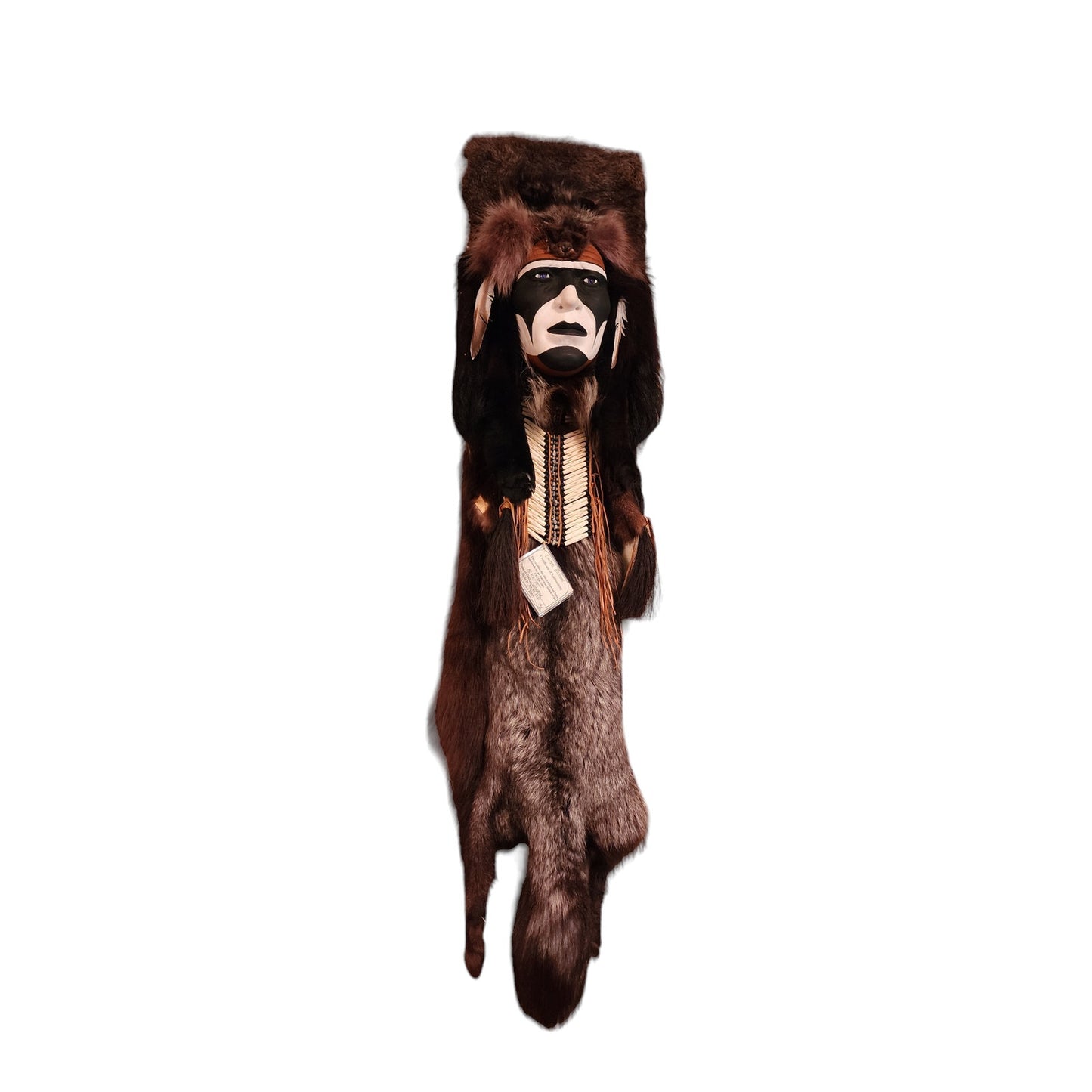 La Ne Ayo Spirit Mask Blackfeet Warrior Native American Indian Creek Tribe 47"